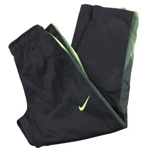 Nike‎ Therma FIT Training Pants Black Green Athletic Gym Joggers Youth Large